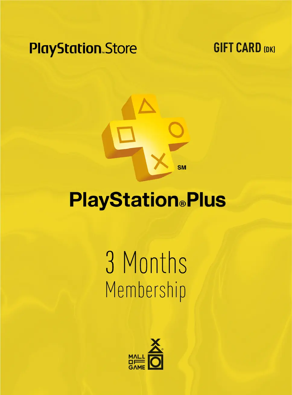 PS Plus 3 Months Membership (DK)
